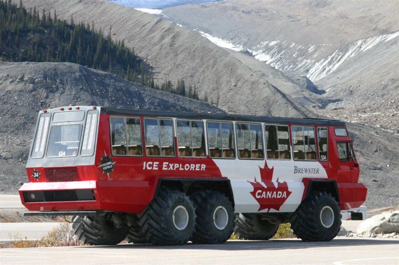 Jasper NP - Truck zum Gletscher