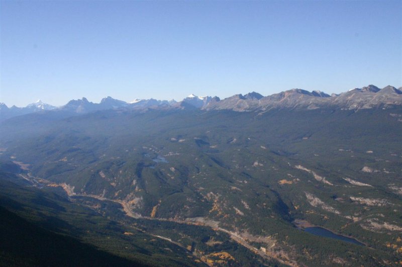 Jasper NP - Panorama vom Tal in Jasper