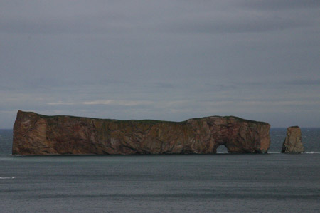 Der berühmte Felsen von Perce