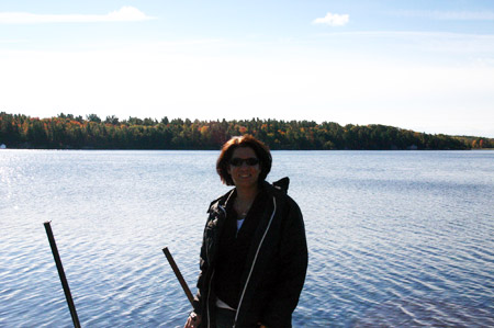 Bettina am Lake Ontario